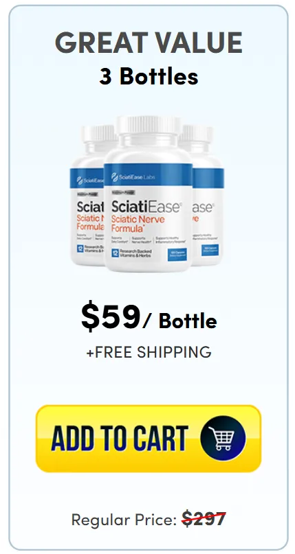 SciatiEase™ 3 Bottles Pack – Great Value Nerve Health Supplement